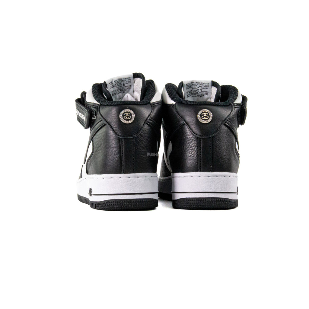 Air Force 1 Mid Stussy 'Light Bone Black' (2022)