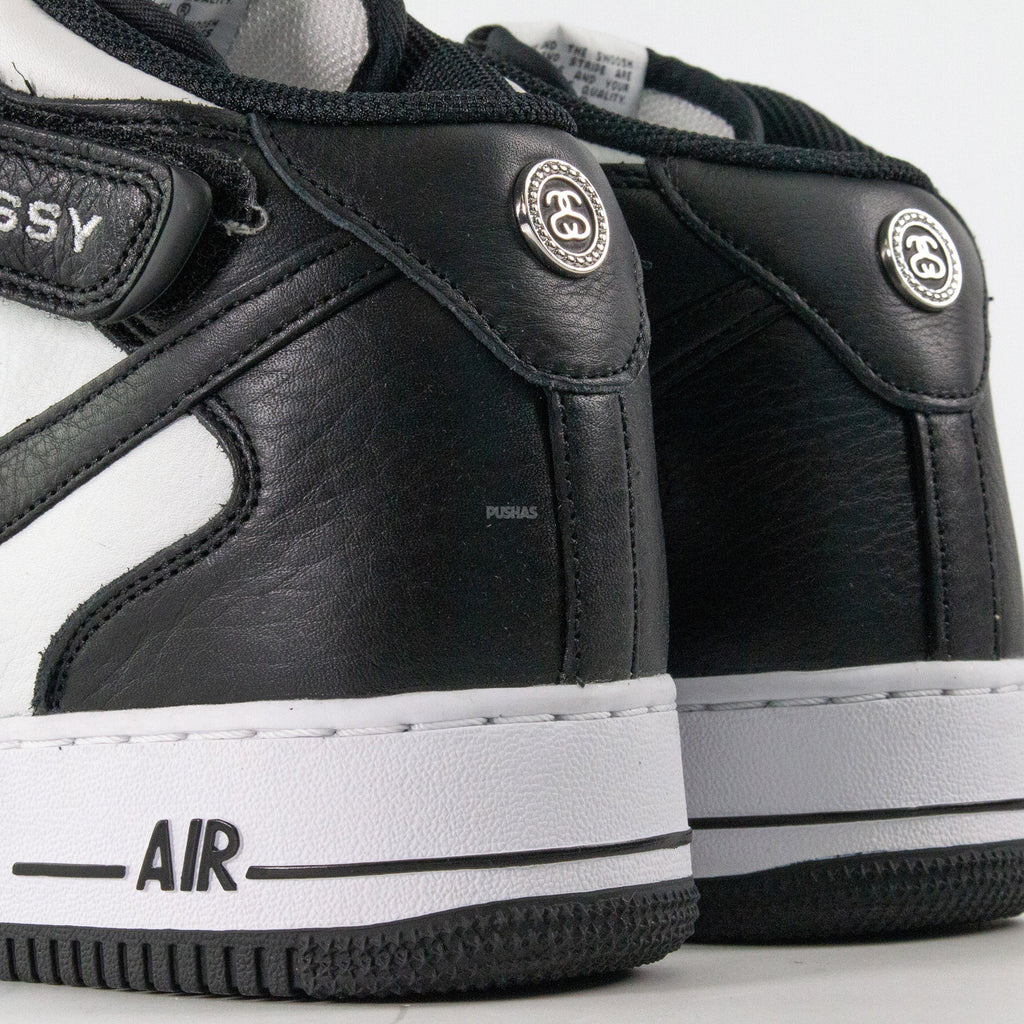 Air Force 1 Mid Stussy 'Light Bone Black' (2022)