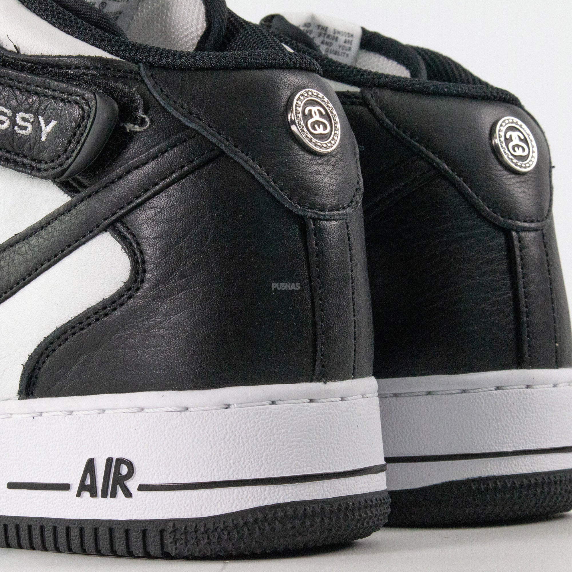 Air Force 1 Mid Stussy 'Light Bone Black' (2022)
