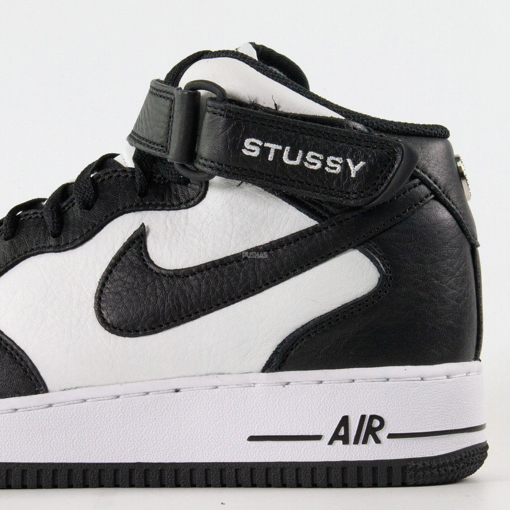 Air Force 1 Mid Stussy 'Light Bone Black' (2022)