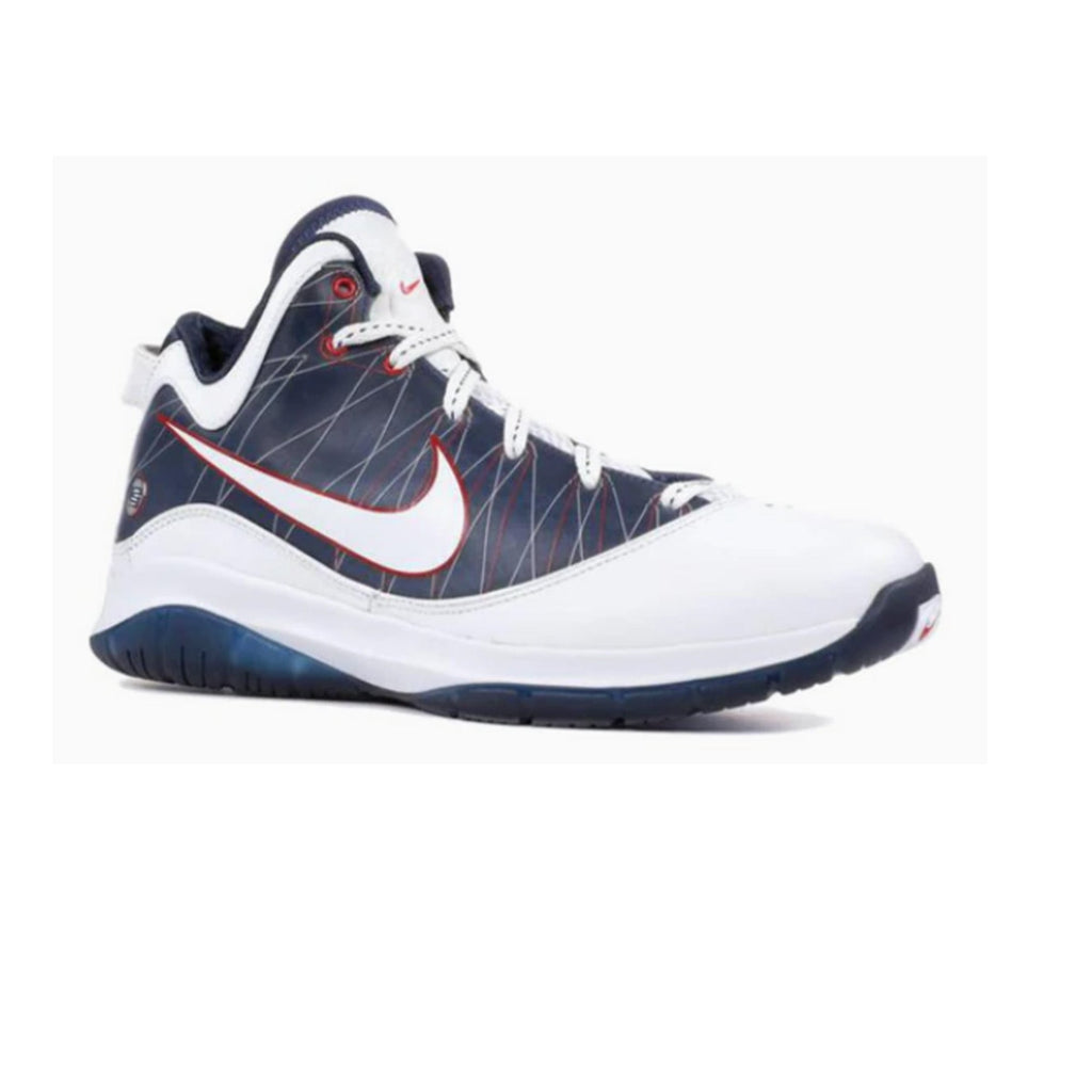 LeBron 7 PS 'P.S. White / Navy' (2010)
