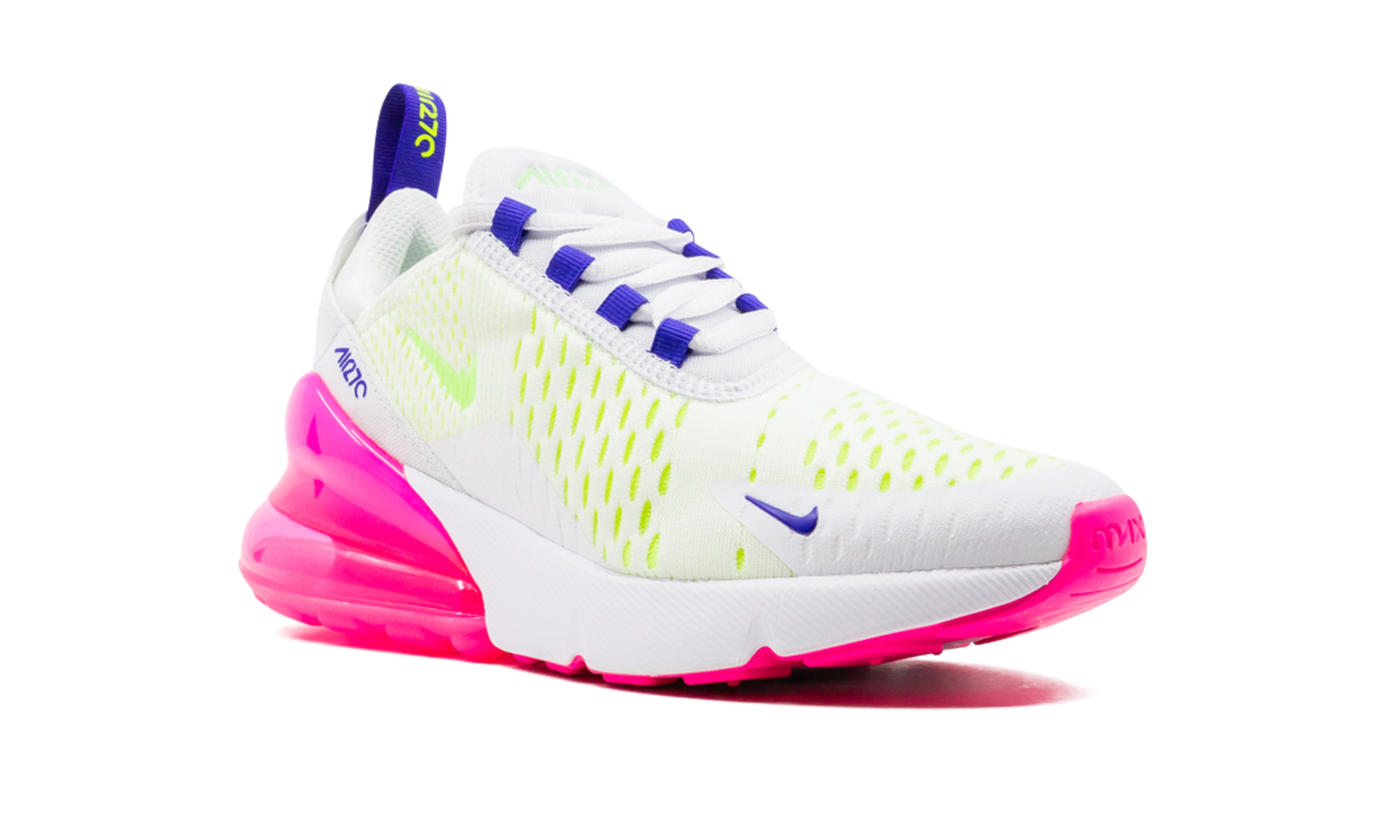 AIR MAX 270 MNS WMNS "White / Pink Blast / Volt" DH0252 100